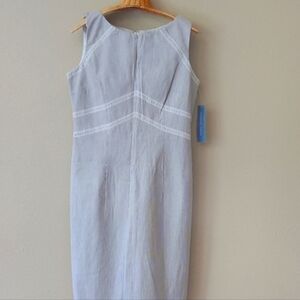 Seersucker & Eyelet Lace Summer Dress